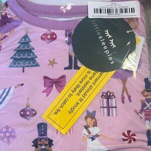 Little Sleepies Kids Pajamas - Pink Nutcracker Theme Limited Edition - 5/6